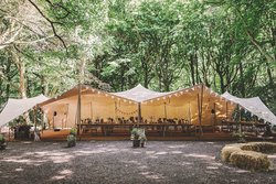 Large stretch tent for a wedding / party