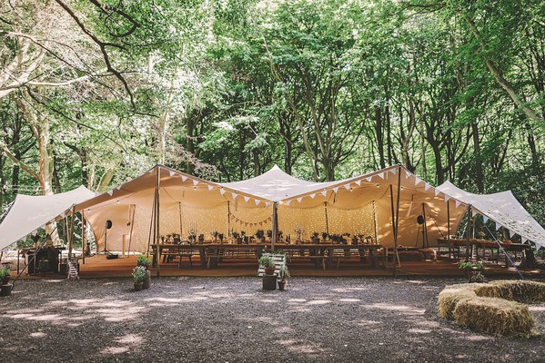 Large stretch tent for a wedding / party