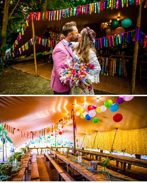 Wedding stretch tent