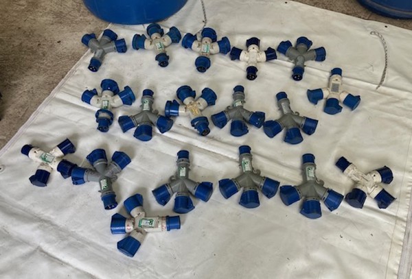 16amp Splitters 3 way