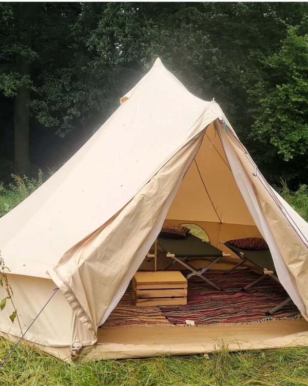 Fully furnished bell tents for sale