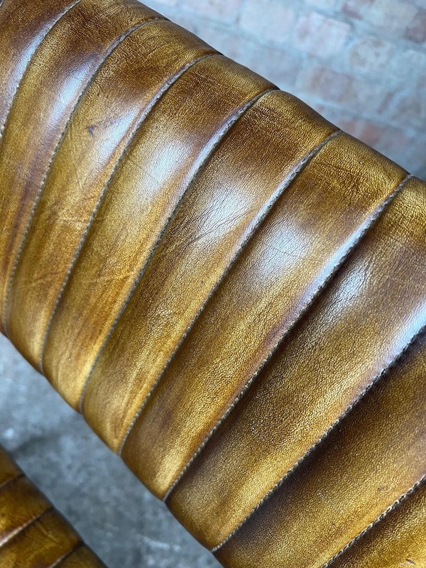 Retro Leather Stools