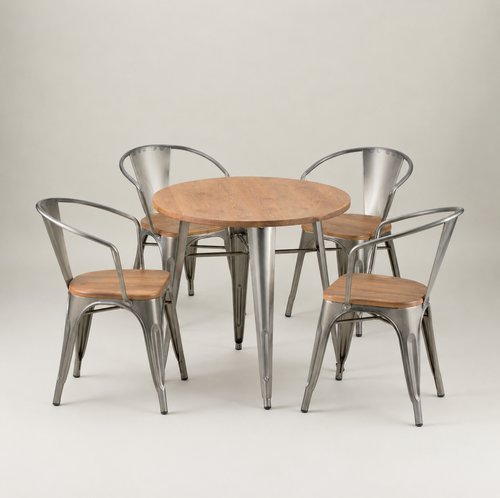 Round Table And Chair Set