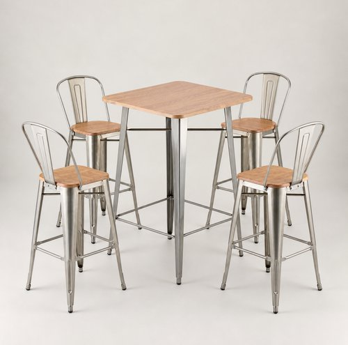 Bar Stool And Table Set