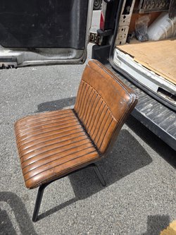 24 leather chairs