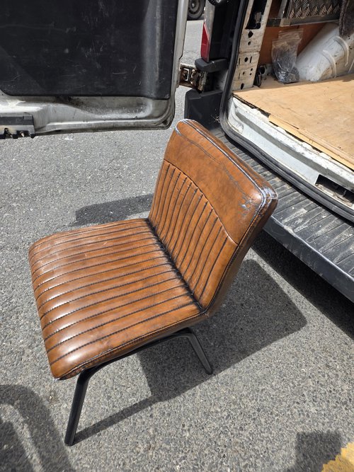 24 leather chairs