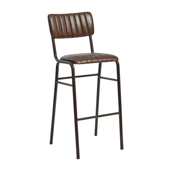 Vintage Style Brown High Bar Chair Vintage Style Brown High Bar Chair