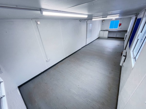 Open plan site office cabin for sale