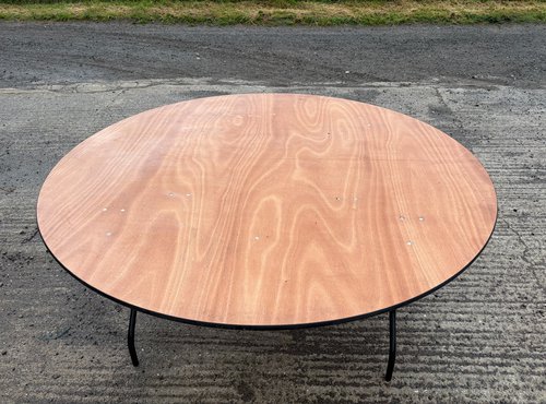 3x 6' Round Banquet Tables For Sale