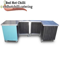 2.3m Stainless Steel 2 Piece Counter
