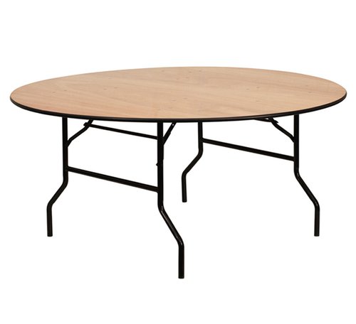 6ft Round Plywood Folding Tables
