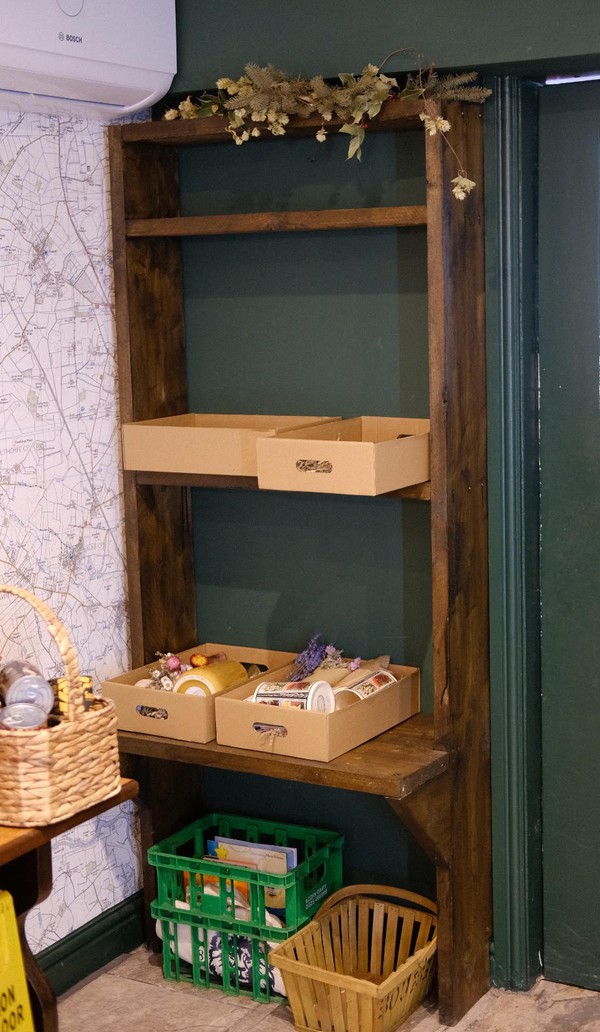 4 Piece Wooden Shelving Unit 4 Piece Wooden Shelving Unit