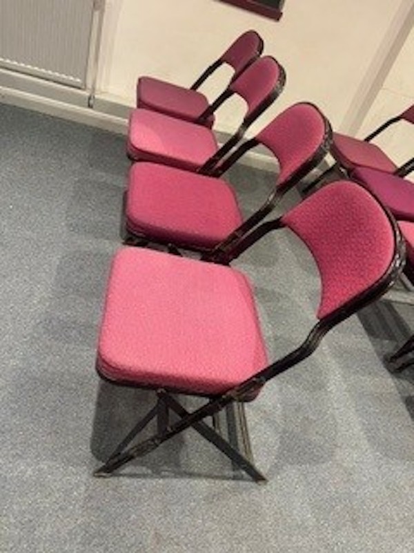 Red Folding Chairs