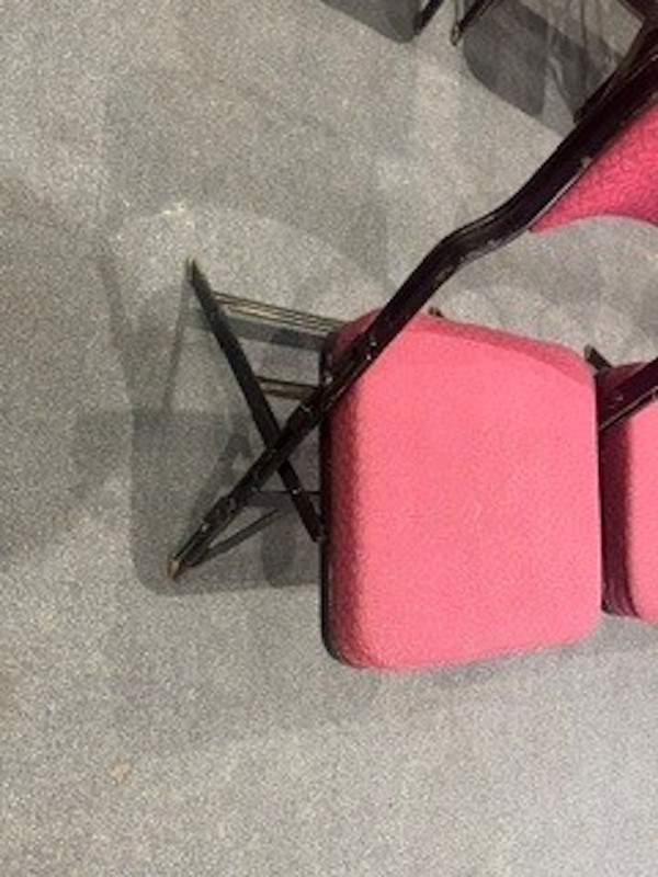 Sandler Folding Chairs in Red