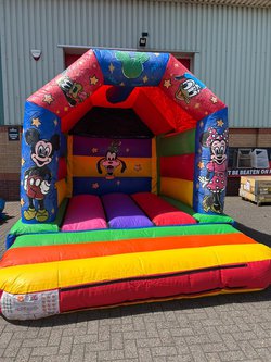 Disney bouncy castle, 12ft x 12ft for sale