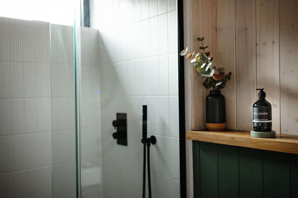 Built in shower