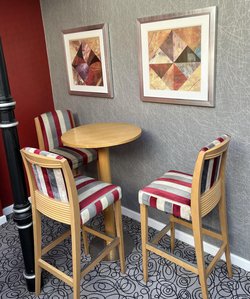 poser tables high chairs