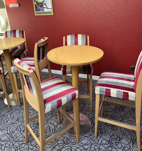 High Poser Tables and Bar Chairs High Poser Tables and Bar Chairs