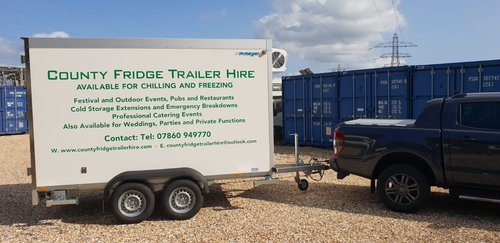 Twin axle fridge trailer for sale