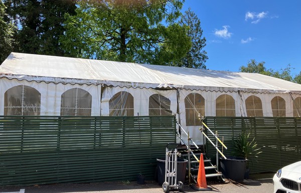 Clear span marquee for sale 9m x 15m