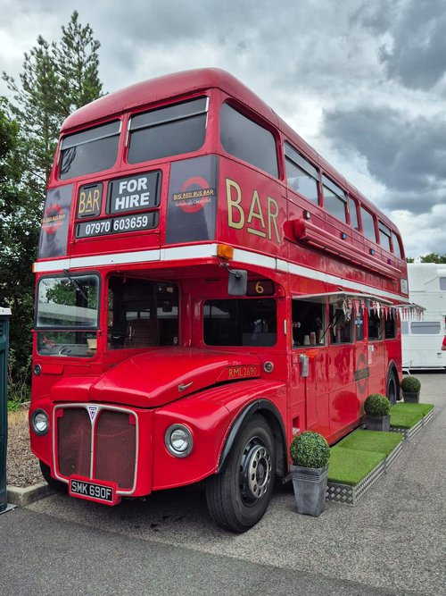Big Red Routemaster Bus Bar for sale