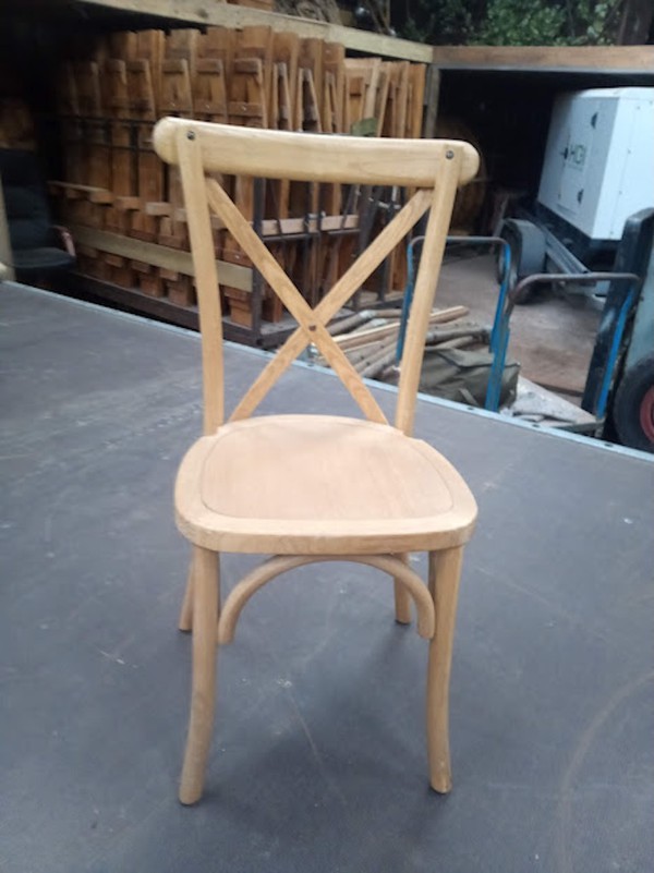 Cross back chairs