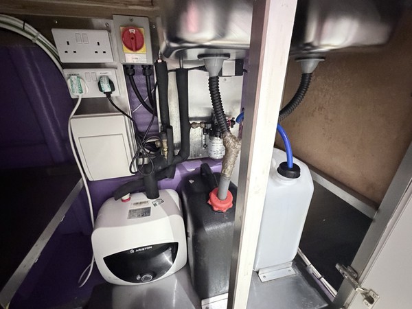 Under counter electric water heater