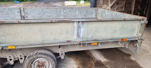 Drop side trailer by Ifor Williams Drop side trailer by Ifor Williams