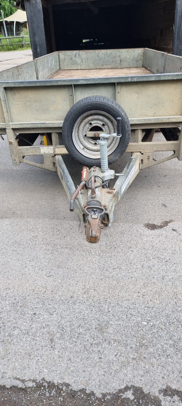 Ifor Williams with spare tyre Ifor Williams with spare tyre