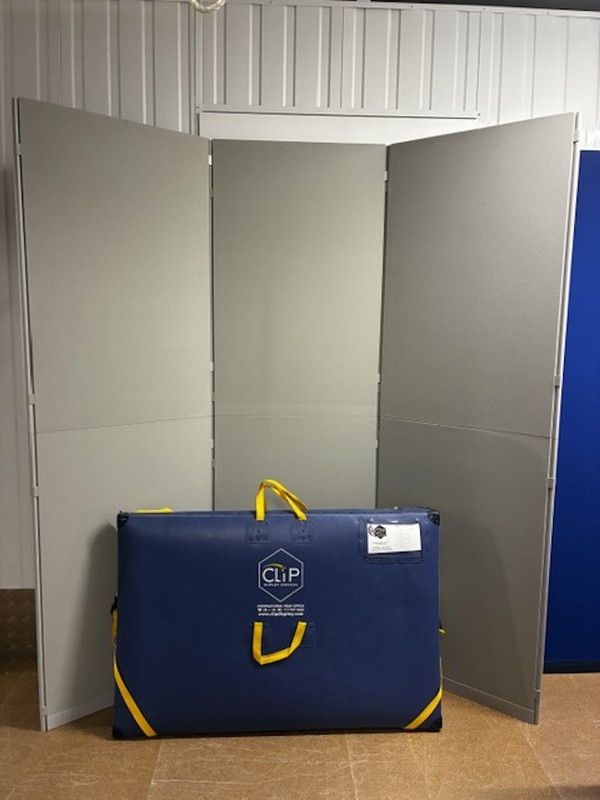 Hook and Loop Display Panels with cases Hook and Loop Display Panels with cases