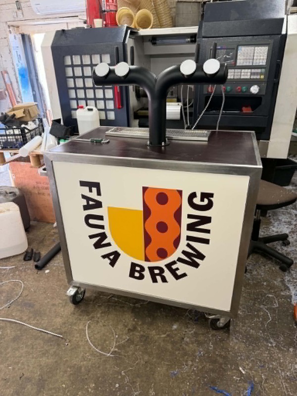 Portable Beer Bar  on Wheels