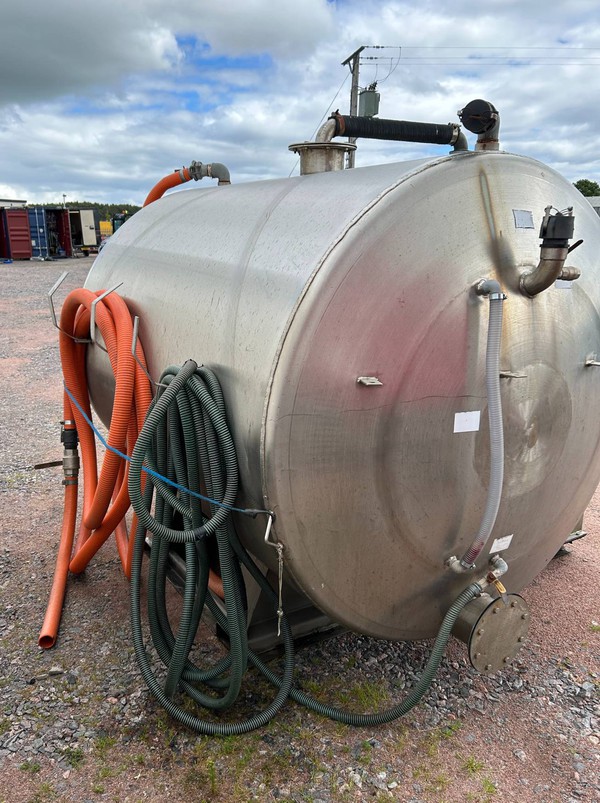 Toilet trailer Stainless Steel vacuum Tank
