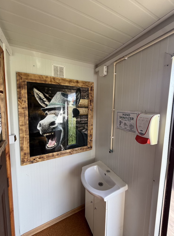 Inside Toilet Cabin