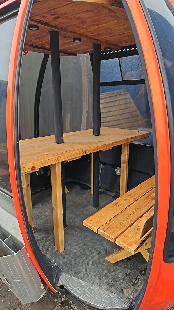 Ski Gondola Seating Pods