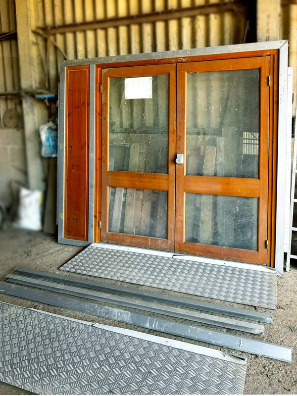 Double marquee doors for sale