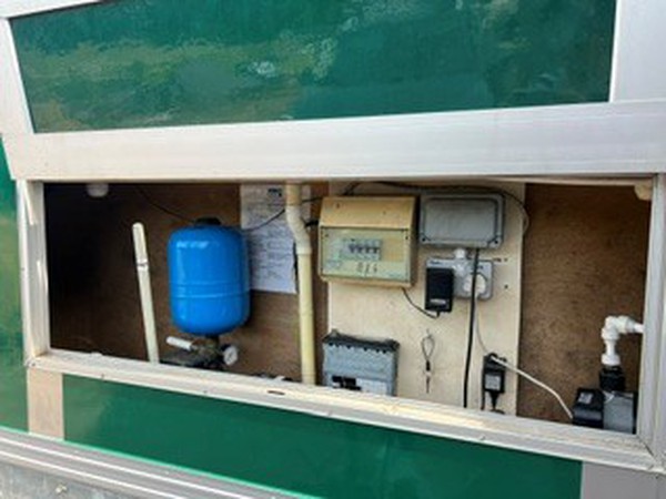 Toilet trailer Service cupboard