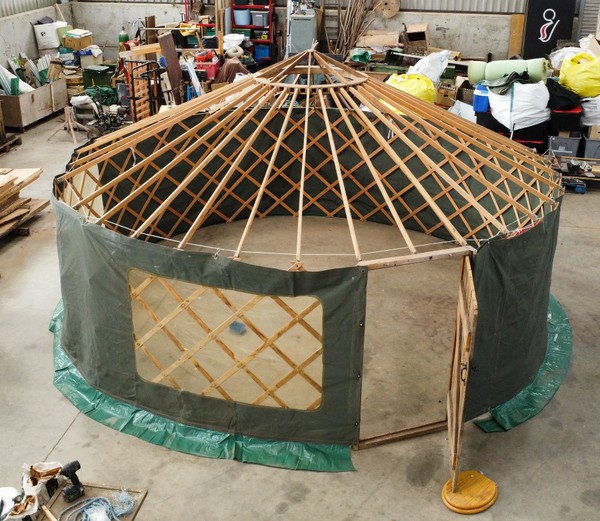 16ft yurt wooden frame