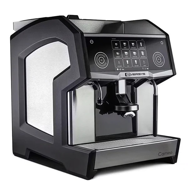 Bean to cup coffee machine with large display
