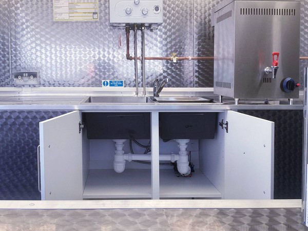 catering van Double sink catering van Double sink