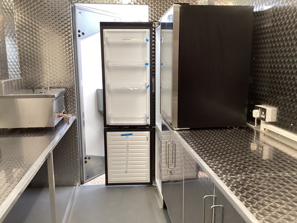 Catering van with full sized fridge