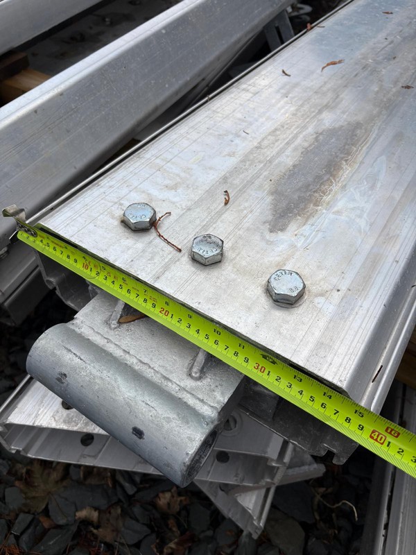 135mm x 390mm aluminum Spacio Tempo profile