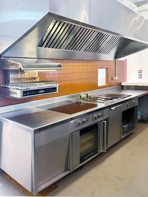 Commercial Induction Cooking Suite - Hob - Plancha - Fryer - Oven - Fridge