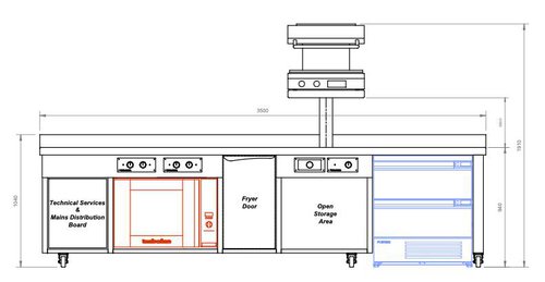 Cooking counter / suite for sale - London