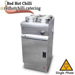 Floor standing four pot bain marie