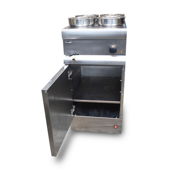 Lincat Hot Cupboard & 4 Pot Bain Marie
