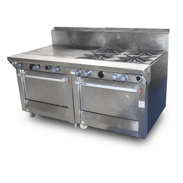 Garland 4 Burner & Solid Top Oven Range Garland 4 Burner & Solid Top Oven Range