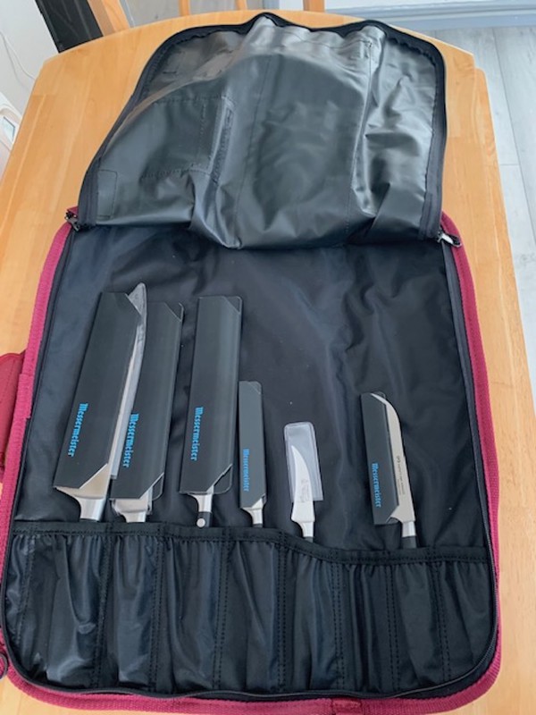 Messermeister Chef's Knives in wrap Messermeister Chef's Knives in wrap