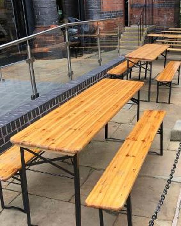 Scandi Bench & Table Sets For Sale Scandi Bench & Table Sets For Sale