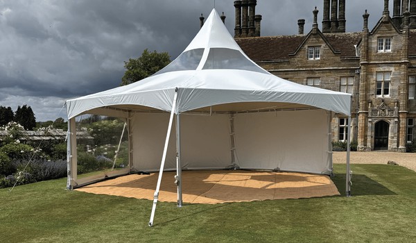 9m Eureka Hex Marquee with Window Roof (Excellent 9m Eureka Hex Marquee with Window Roof (Excellent