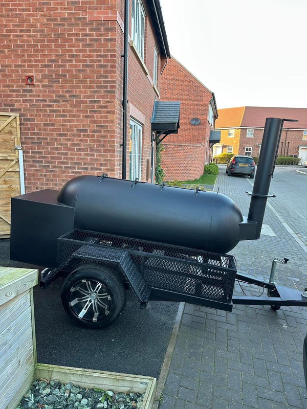 Outside catering BBQ smoker for sale Outside catering BBQ smoker for sale